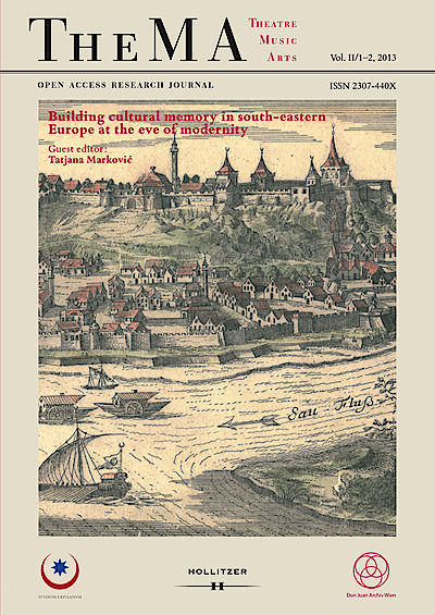 Cover TheMA - Open Access Research Journal for Theatre, Music, Arts Cover TheMA - Open Access Research Journal for Theatre, Music, Arts