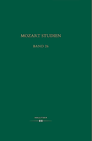 Cover Mozart Studien Band 26 Cover Mozart Studien Band 26