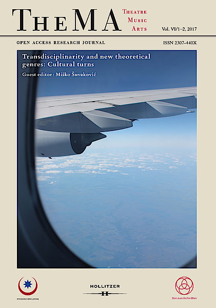 Cover TheMA - Open Access Research Journal for Theatre, Music, Arts Cover TheMA - Open Access Research Journal for Theatre, Music, Arts