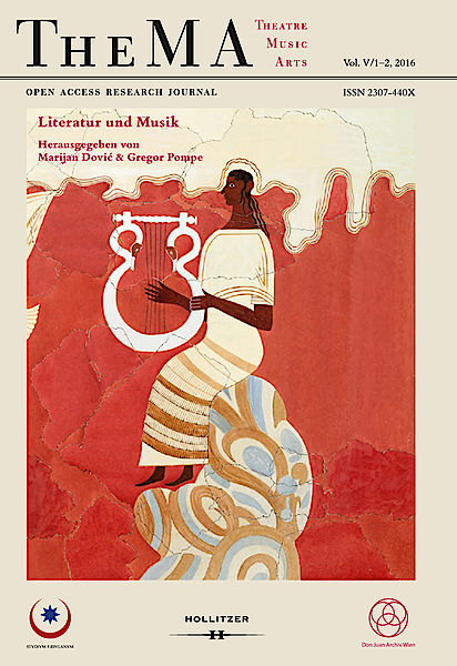 Cover TheMA - Open Access Research Journal for Theatre, Music, Arts Cover TheMA - Open Access Research Journal for Theatre, Music, Arts