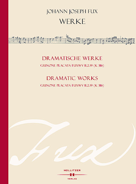 Cover Giunone placata Fux WV II.2.19 (K 316) Cover Giunone placata Fux WV II.2.19 (K 316)