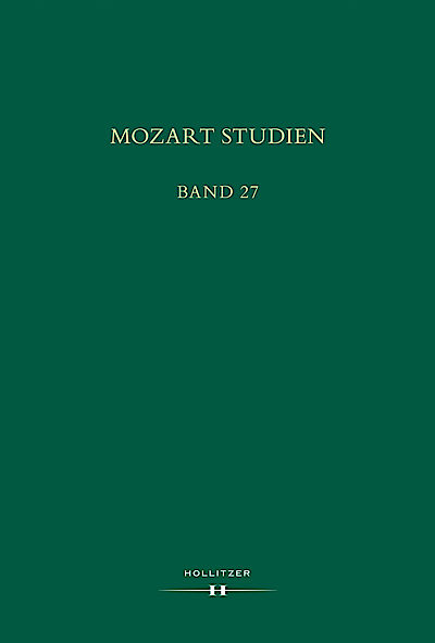 Cover Mozart Studien Band 27 Cover Mozart Studien Band 27