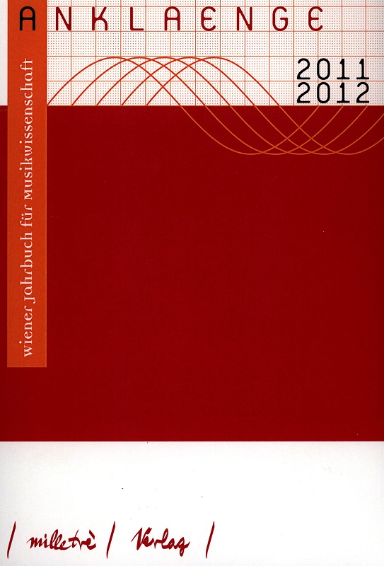 Cover ANKLAENGE 2011/2012 Cover ANKLAENGE 2011/2012