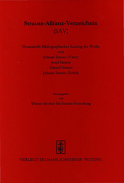 Cover Strauss-Allianz-Verzeichnis (SAV) Cover Strauss-Allianz-Verzeichnis (SAV)